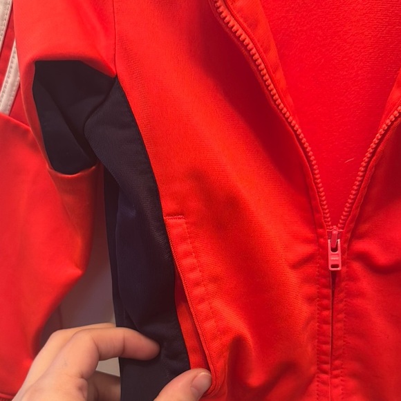 Adidas Red Track Jacket - Picture 3 of 4